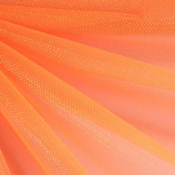 Tüll Zickzack Glitter Orange