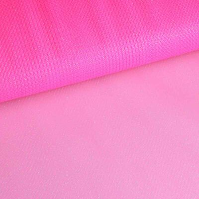 Tüll Zickzack Glitter Neonrosa