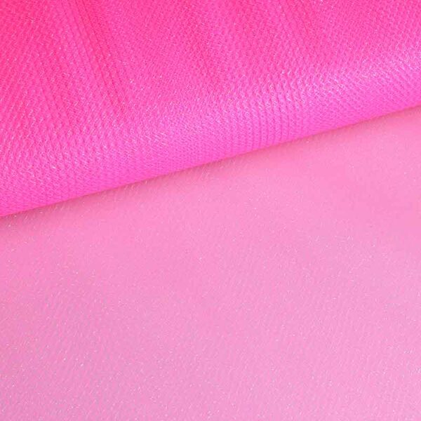 Tüll Zickzack Glitter Neonrosa