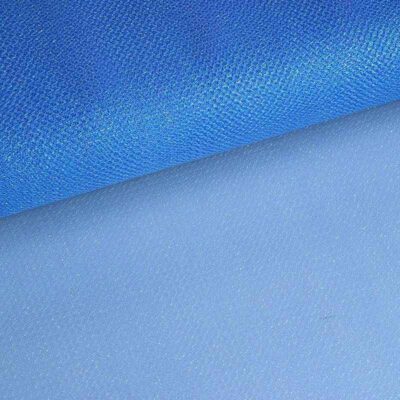 Tüll Zickzack Glitter blau
