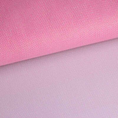 Tüll Zickzack Glitter rosa
