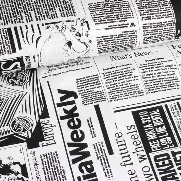 Poplin-Stoff Zeitung