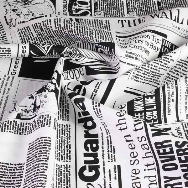 Poplin-Stoff Zeitung