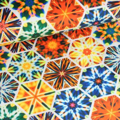 Velvet-Stoff digital bedruckt Fantasie-Dessin