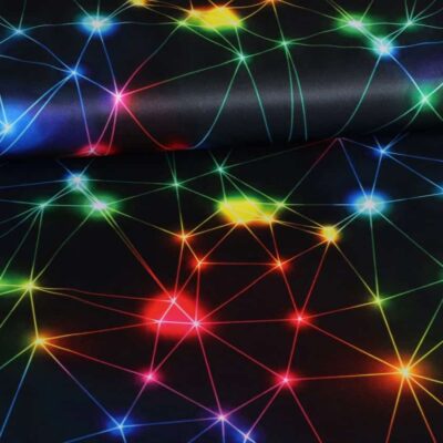 Tricot-Stoff space digital bedruckt