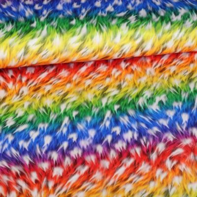 Tricot-Stoff Federn digital bedruckt