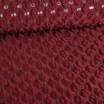 Jacquard barok stof bordeaux zilver