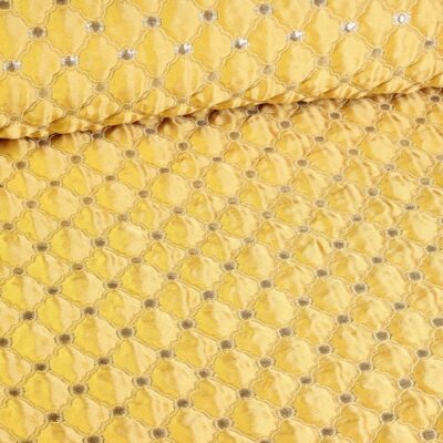 Jacquard-Barockstoff gold