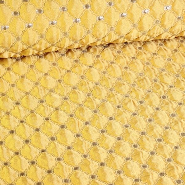 Jacquard-Barockstoff gold