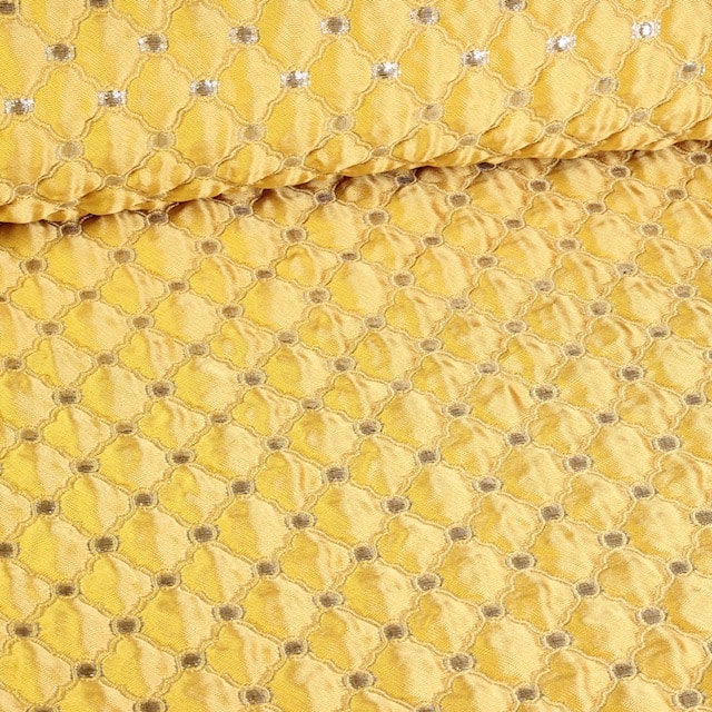 Jacquard-Barockstoff gold