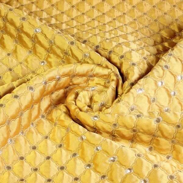 Jacquard-Barockstoff gold