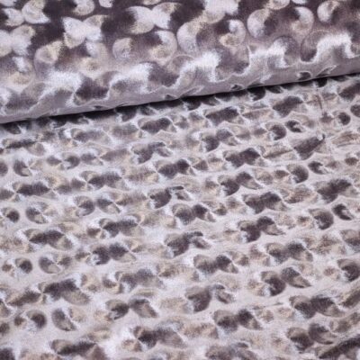 Velvet-Stoff silber