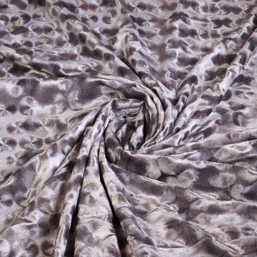 Velvet-Stoff silber