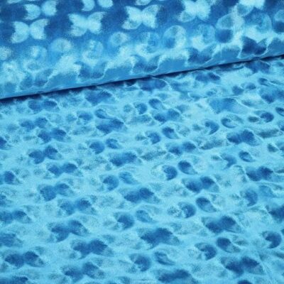 Velvet-Stoff aqua