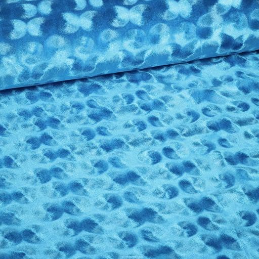 Velvet-Stoff aqua