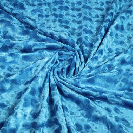 Velvet-Stoff aqua
