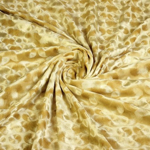 Velvet-Stoff gold