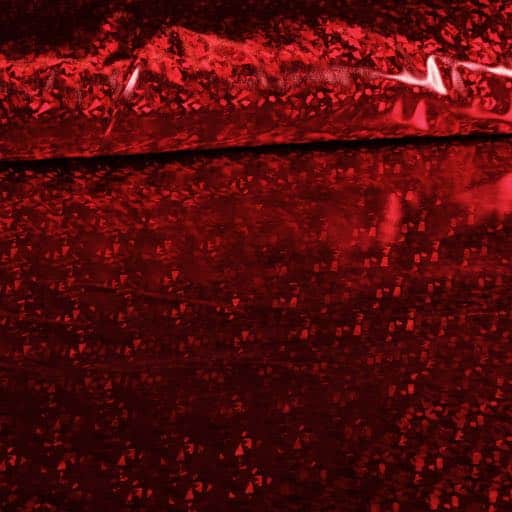 Jersey-Stoff Hologramm Rot
