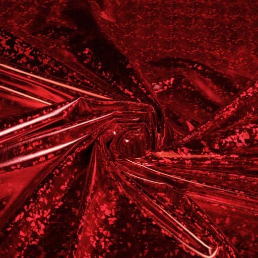 Jersey-Stoff Hologramm Rot