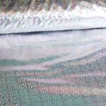 Jersey stretch Illusion Foil zilver