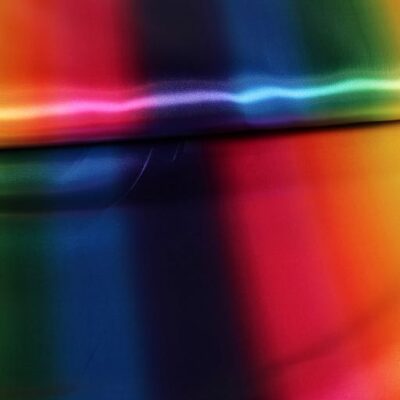 Satinstoff Multicolor Regenbogen