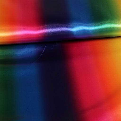 Satinstoff Multicolor Regenbogen