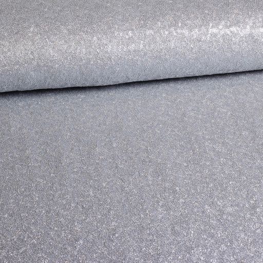 Mesh-Stretch-Paillettenstoff silber