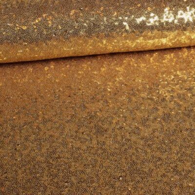 Mesh Stretch Pailletten gold