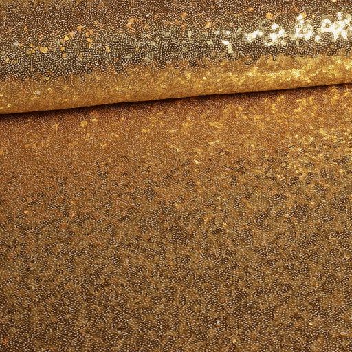 Mesh Stretch Pailletten gold