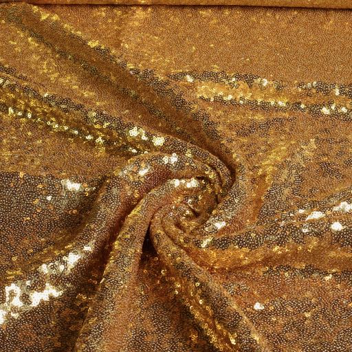 Mesh Stretch Pailletten gold