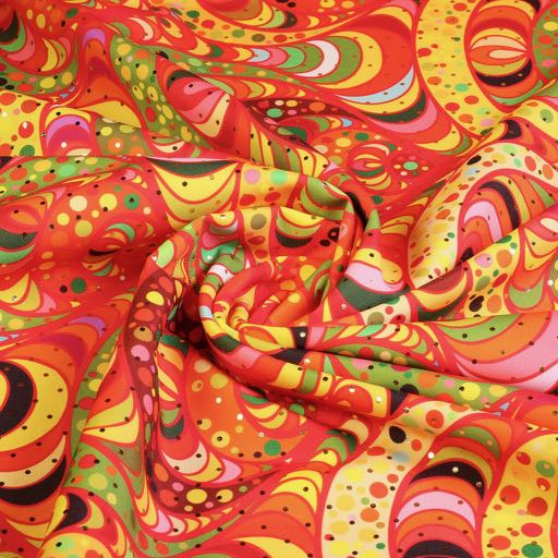 Terlenka-Stoff multicolor gold