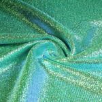 Glitter jersey groen