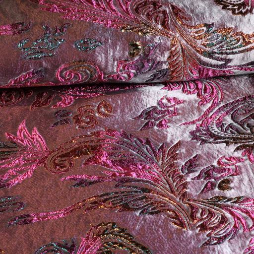 Brokat Jacquard Fantasie silber