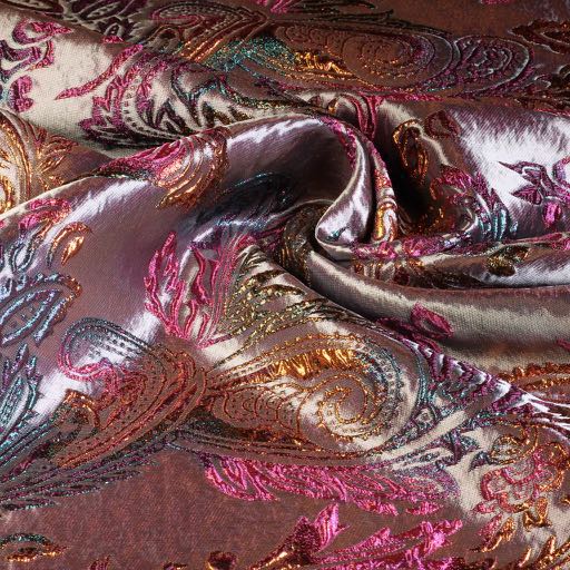 Brokat Jacquard Fantasie silber
