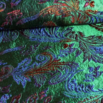 Brokat Jacquard Fantasie grün