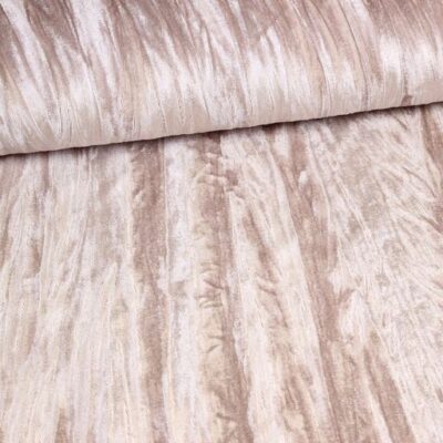 Stretch-Velvet ecru