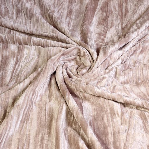 Stretch-Velvet ecru