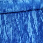 Glans stretch velvet lichtblauw