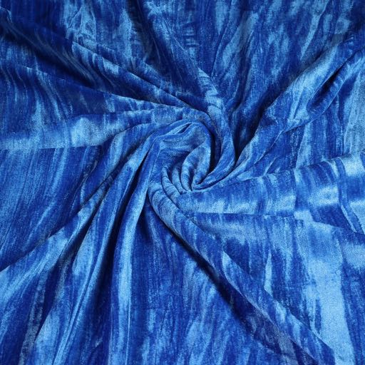 Glanz-Stretch-Velvet hellblau