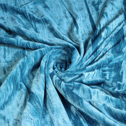 Glanz-Stretch-Velvet aqua