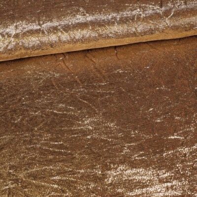 Lurex-Stoff geknittert gold