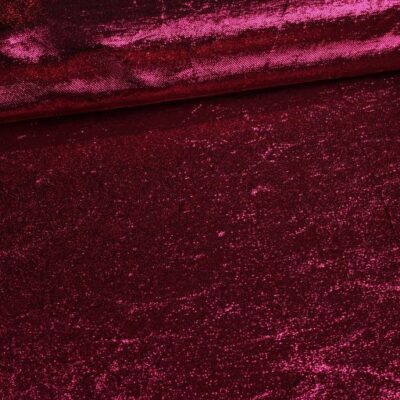 Lurex-Stoff fuchsia gekräuselt