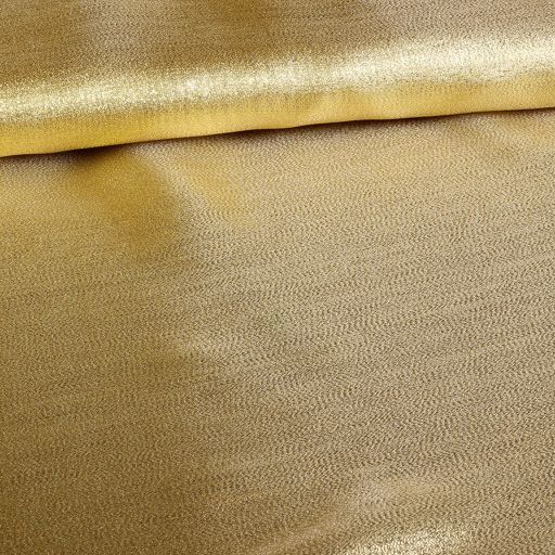 Fancy Organza Crepe Stoff gold
