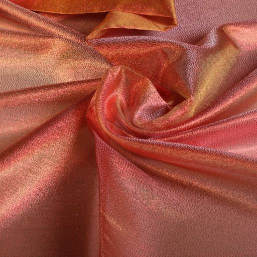 Fancy Organza Crepe Stoff orange