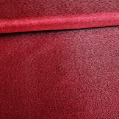 Fancy Organza Crepe Stoff rot