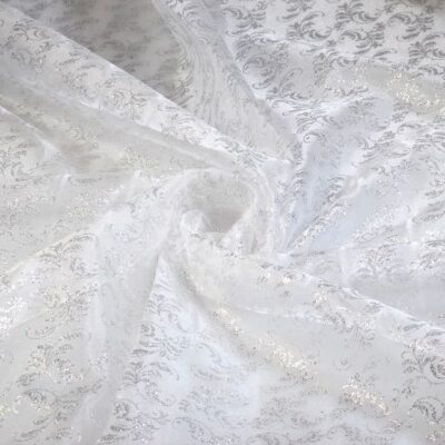 Organza-Stoff weiß