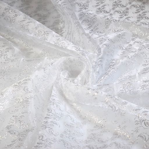 Organza-Stoff weiß
