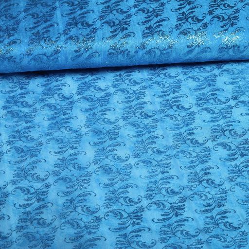 Organza-Stoff aqua