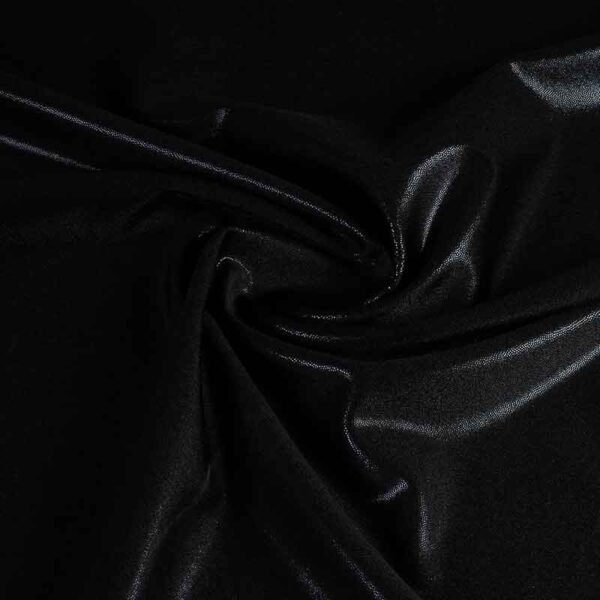 Mystique Foil Stoff schwarz