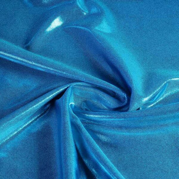 Mystique Foil Stoff aqua